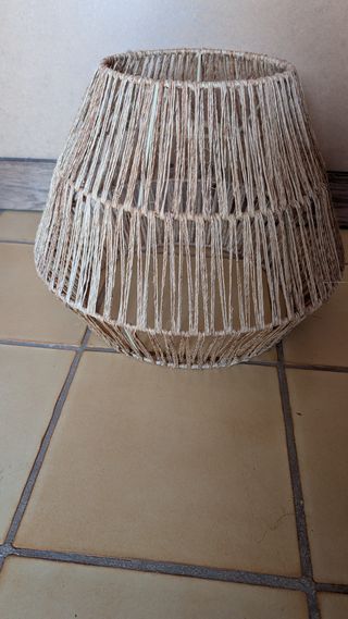 2 pantallas de mimbre artesanal