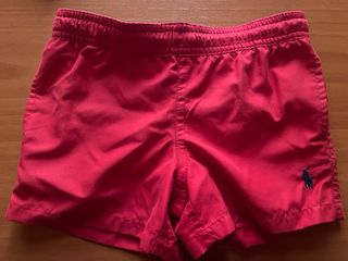 Bañador niño Polo Ralph Lauren rojo (talla 3/3T)