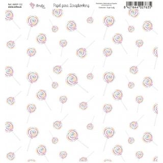 Papel Scrapbooking 30x30cm Sweet Candy