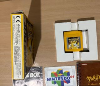Pokémon Amarillo Edición Especial Pikachu Game Boy