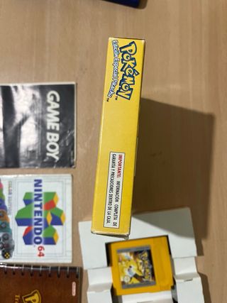 Pokémon Amarillo Edición Especial Pikachu Game Boy