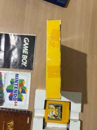 Pokémon Amarillo Edición Especial Pikachu Game Boy