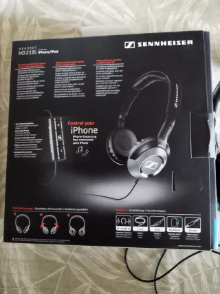 Auriculares Sennheiser HD 218i iPhone/iPod