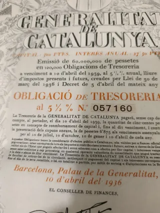 Bono Generalitat de Catalunya 5,2%