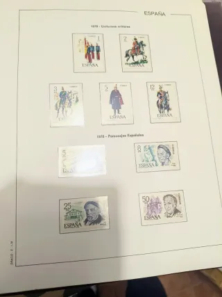 Álbum Sellos España 1971-1985