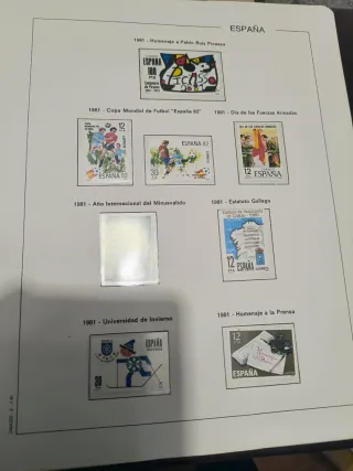 Álbum Sellos España 1971-1985