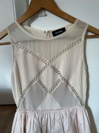 Vestido fiesta The Kooples beige