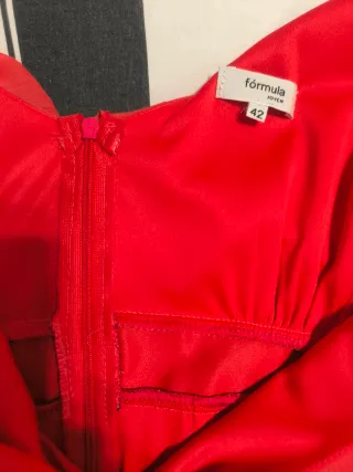 Vestido largo coral Formula Joven Talla 42