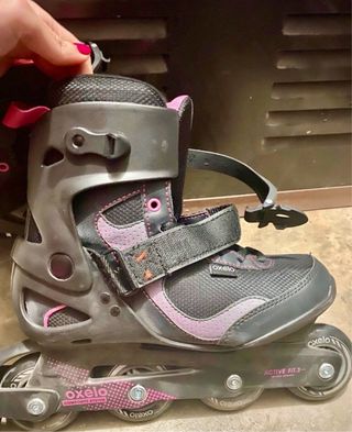 Pack Patines Oxelo Fit3 Mujer + Protecciones