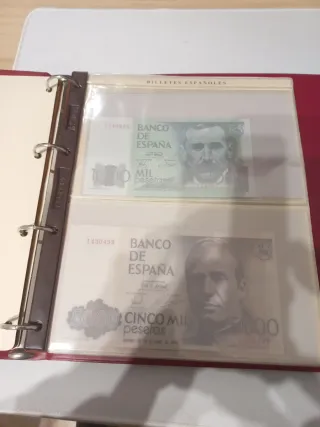 Álbum Colección Billetes Juan Carlos I