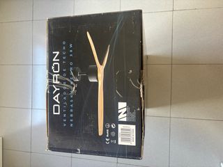 Ventilador de Techo Dayron Nebraska Negro 38W