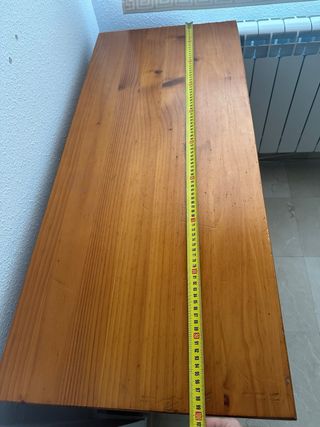 Escritorio de pino con 4 cajones