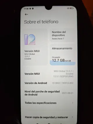 Xiaomi Redmi Note 7 Azul