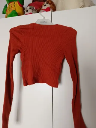 Camiseta Pull&Bear naranja talla S