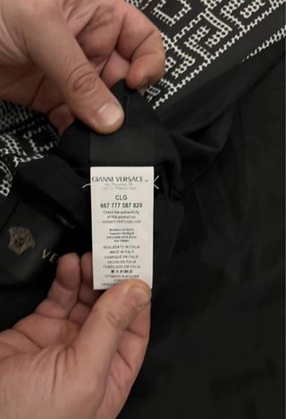 Cortavientos Versace Lujo Nuevo sin usar