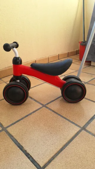 Triciclo Bebe 1 Año Rojo