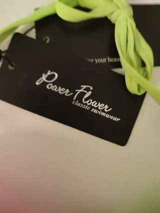 Bikini Talla 46 Verde y Rosa