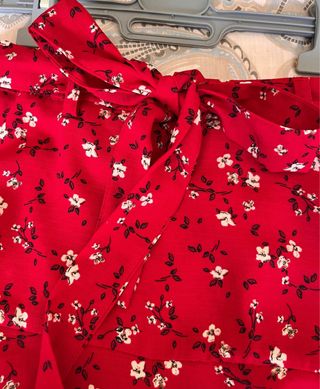 Falda pantalón corta estampada