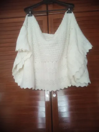 Falda flamenca blanca y amarilla con REGALO TOCA !