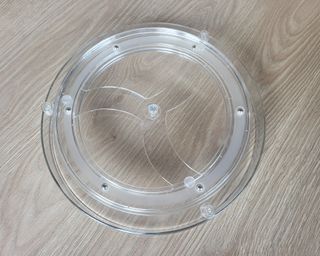 Bandejas giratorias transparentes