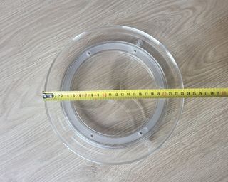 Bandejas giratorias transparentes