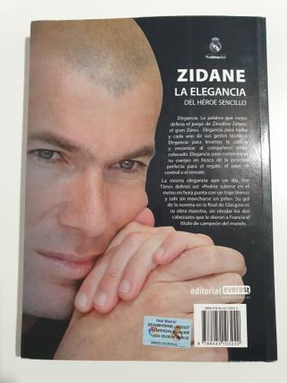 Libro fútbol ZIDANE  Real madrid (NUEVO)