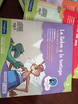10 libros y CDs infantil español/inglés