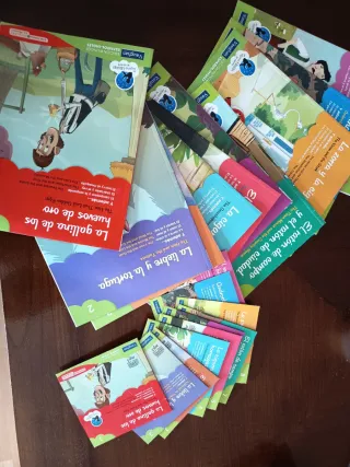 10 libros y CDs infantil español/inglés