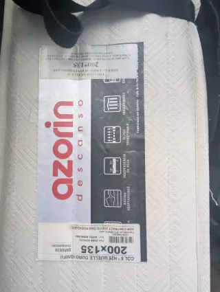 Colchón blanco 135x200