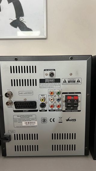 Minicadena Supratech USB, CD, Radio y TV