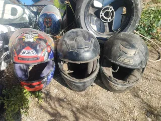 Lote 3 Cascos Moto NZI