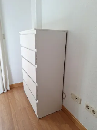 Cómoda 6 cajones Ikea blanca