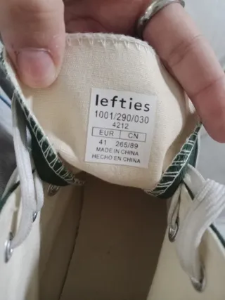 Zapatillas altas verdes y blancas