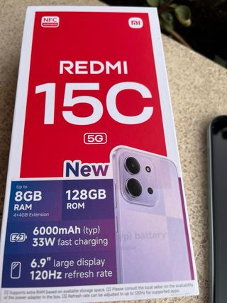 Móvil Xiaomi Redmi 15c 5G Negro