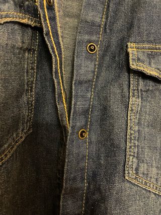 Camisa tejana Zara azul