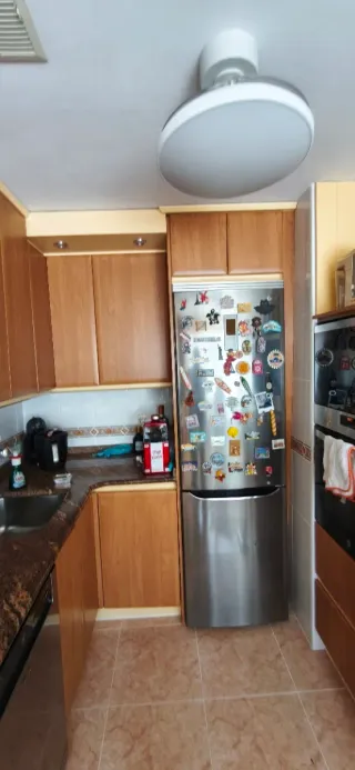 Muebles de cocina madera y cristal