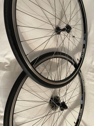 Ruedas de bicicleta rigida flyer sunrace 8v