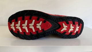 Bambas Montaña Salomon Hombre Negras Rojas