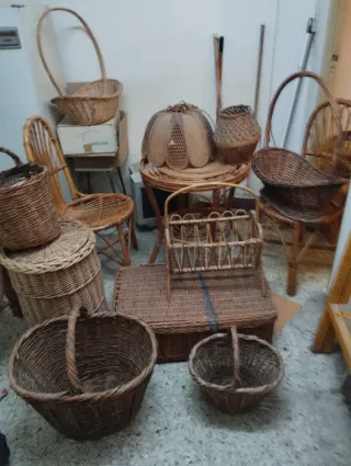 Muebles de mimbre y ratán