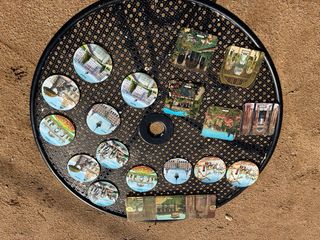 Lote 6 Posavasos Vintage Madrid y Granada Souvenir