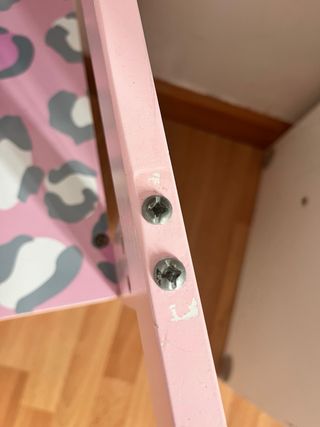 Escritorio y banco infantil Minnie Mouse