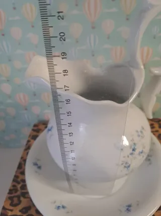 Jofaina y jarra porcelana