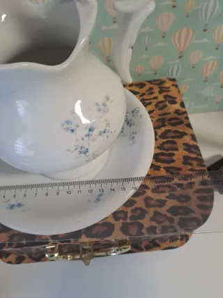 Jofaina y jarra porcelana