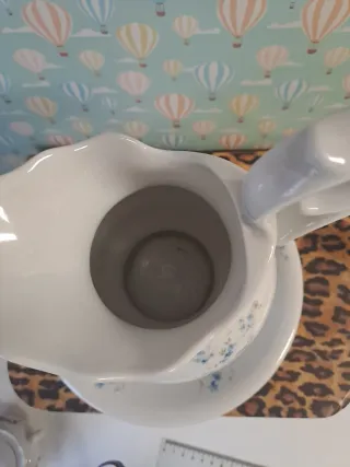 Jofaina y jarra porcelana