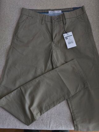 Pantalón Chino Tiffosi Slim Fit Verde Oliva
