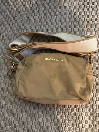 Bolso Bimba y Lola Beige y Dorado