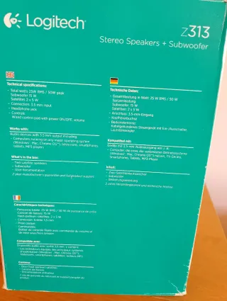 Altavoces Logitech z313 con Subwoofer