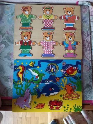 Puzzles de madera educativos