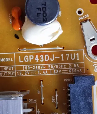 Despiece TV LG 43UK6200PLA 43" smart tv