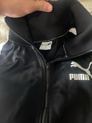Sudadera Puma Negra y Blanca